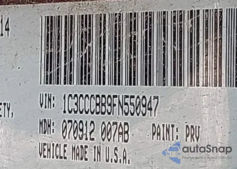 2015 Chrysler 200 S from USA, damaged, VIN 1C3CCCBB9FN550947